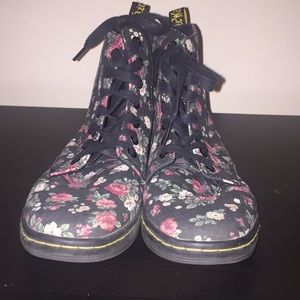 Floral print Doc Martens